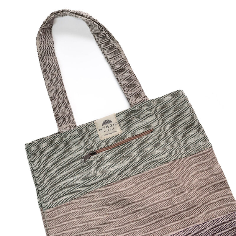 Hemp Tote Bag Tricolor