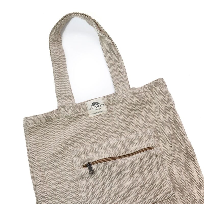 Hemp Cotton Tote Bag | Essentials - 100% Natural Himalayan Hemp & Organic Cotton