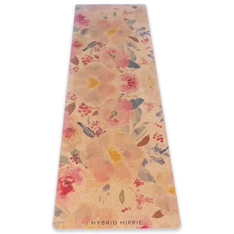 Cork Yoga Mat - Flower Child - 4.5mm