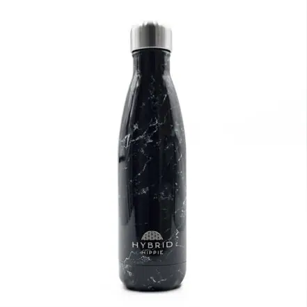 Black Marble - Stainless Steel Reusable Water Bottle