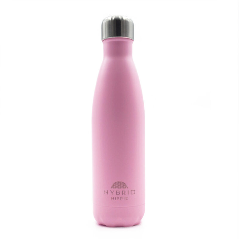 Pink - Stainless Steel Reusable Water Bottle