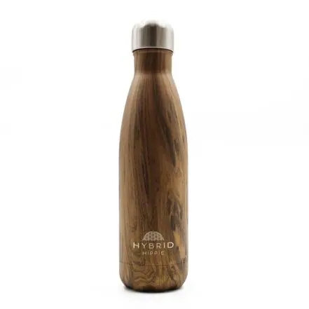 Walnut - Stainless Steel Reusable Water Bottle