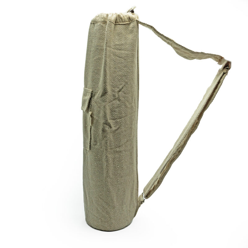 Yoga Mat Carry Bag Beige Hemp
