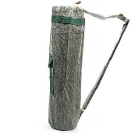 Yoga Mat Carry Bag Grey Green Hemp