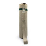 Yoga Mat Carry Bag Hemp Beige and Green - Back