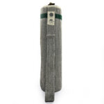 Yoga Mat Carry Bag Grey Green Hemp - Strap View