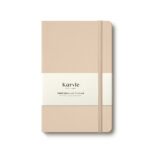 Ruled Hardcover Notebook in Peach Rose by Karvle