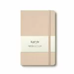 Ruled Hardcover Notebook in Peach Rose by Karvle