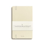 Ruled Hardcover Notebook in Cream Beige by Karvle