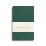 Ruled Hardcover Notebook in Forest Green by Karvle