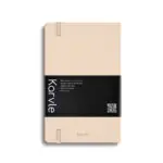 Ruled Hardcover Notebook in Peach Rose by Karvle