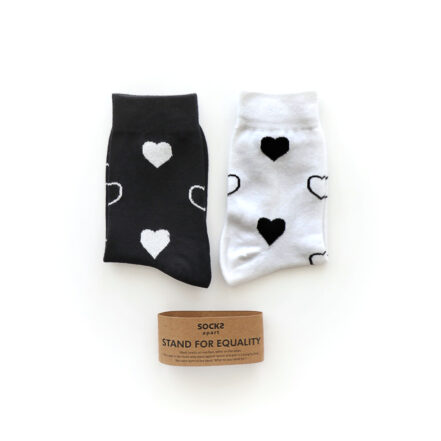 Cotton Socks Stand for Equality by Socks Apart - Hearts