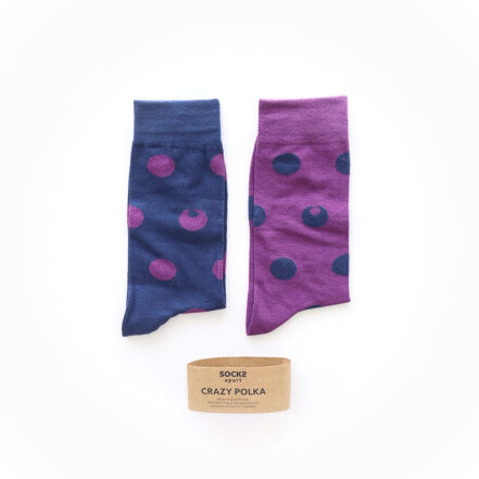 Cotton Socks Crazy Polka by Socks Apart - Polka Dots