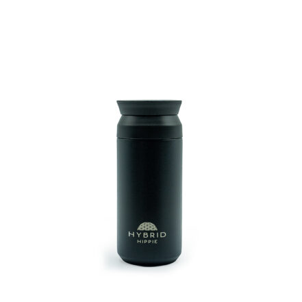 Jet Black Coffee Tumbler Reusable 01