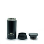 Jet Black Coffee Tumbler Reusable 01