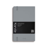 Ruled Hardcover Notebook in Graphite Grey by Karvle