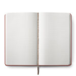 Ruled Hardcover Notebook in Red by Karvle