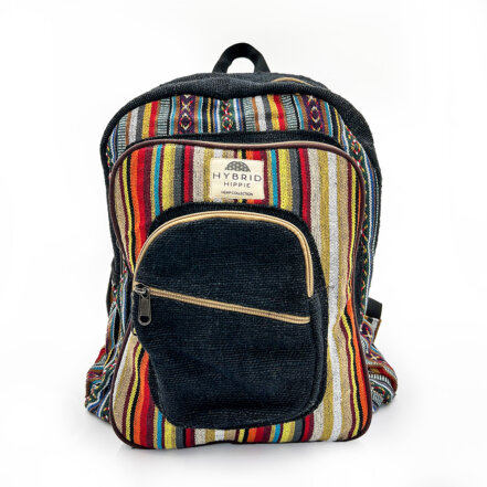 Hemp Backpack - Hopeful Wanderer - Front