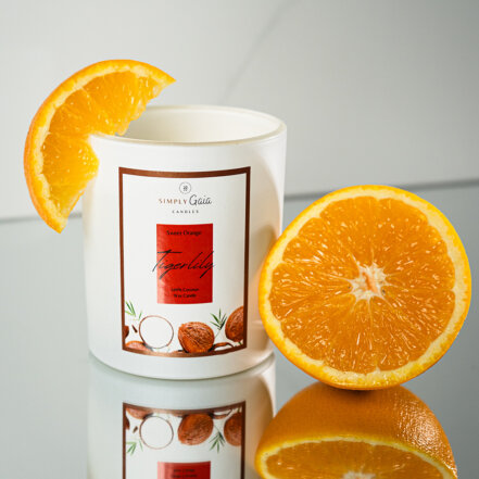 Tigerlily Sweet Orange Candle 002
